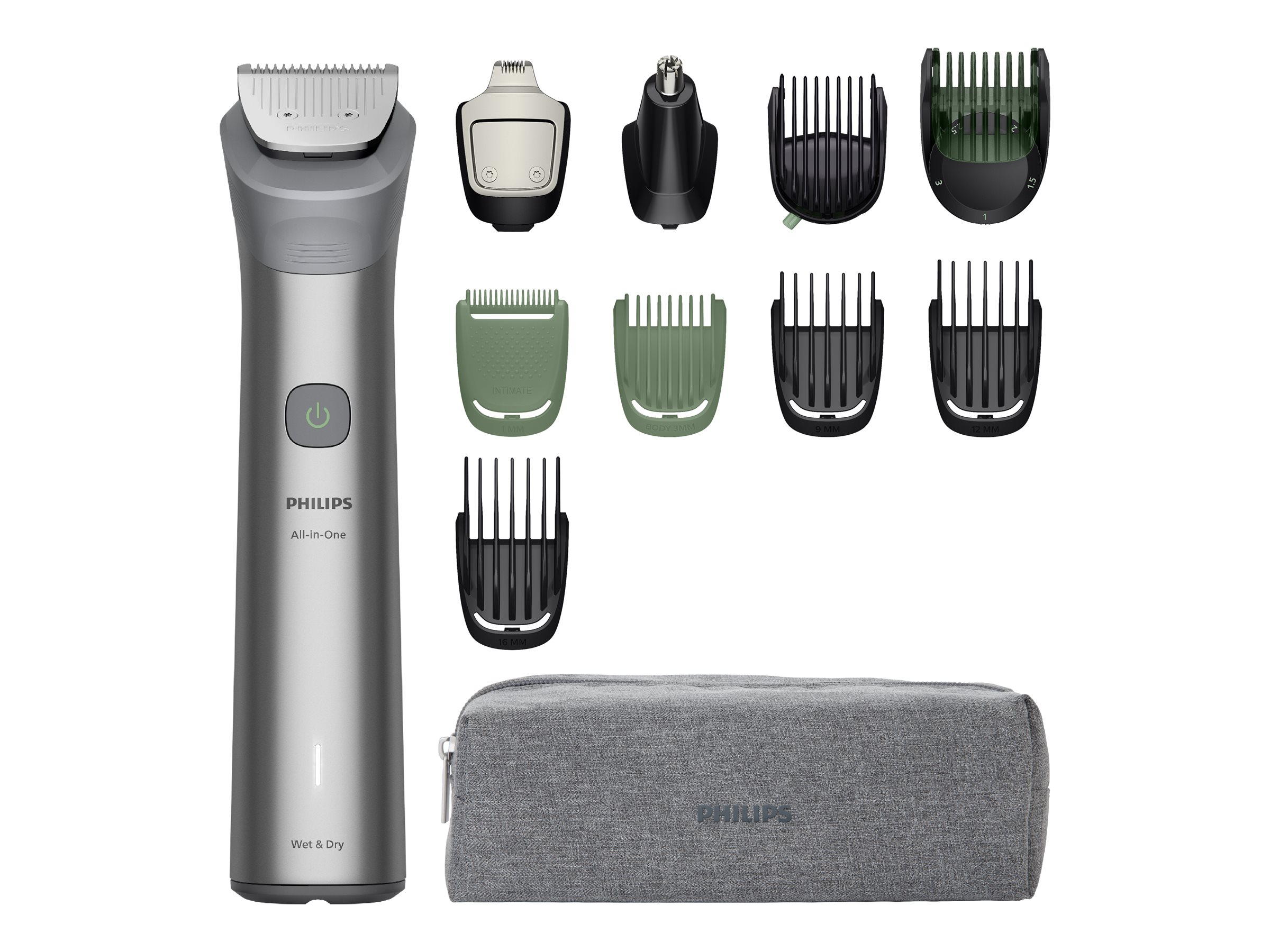 Philips Trimmer - MG5941/15 Series 5000 All-in-One - Cordless - Wet & Dry - Number of length steps 13 - Light Grey