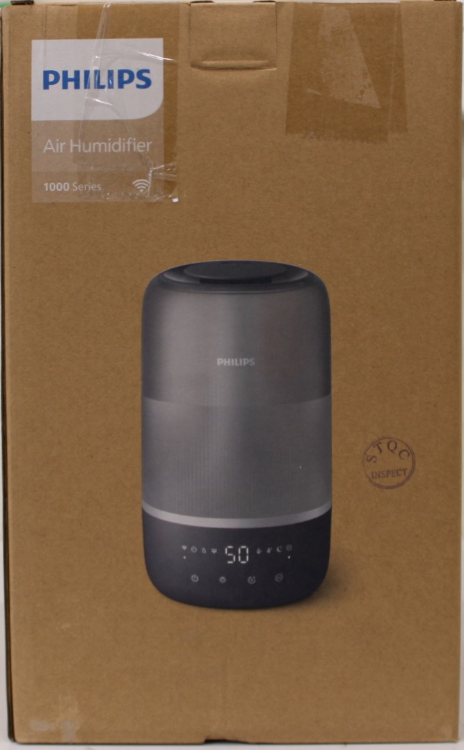 SALE OUT. Philips HU1510/03 Humidifier Series 1000 Up to 41m2, 3 settings, Grey - SALE OUT. - Philips Humidifier - HU1510/03 Series 1000 - 19.6 W - Water tank capacity 3 L - Suitable for rooms up to 41 m² - Ultrasonic - Humidification capacity 275 ml/hr |
