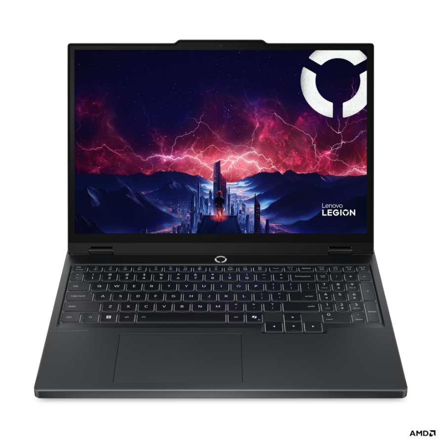 Lenovo- Legion 5 15AHP10 AMD - Eclipse Black - 15.1 " - OLED - WQXGA - 2560 x 1600 pixels - Glossy - AMD Ryzen 7 - 260 - 16 GB - SODIMM DDR5 - Solid-state drive capacity 1000 GB - NVIDIA GeForce RTX 5060 - GDDR7 - 8 GB - Windows 11 Home - 802.11be - Bluet