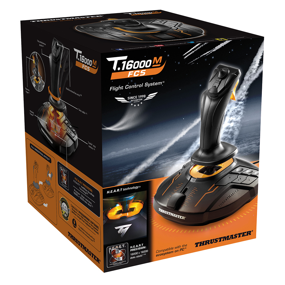 Thrustmaster - Joystick T 16000M FCS - Black