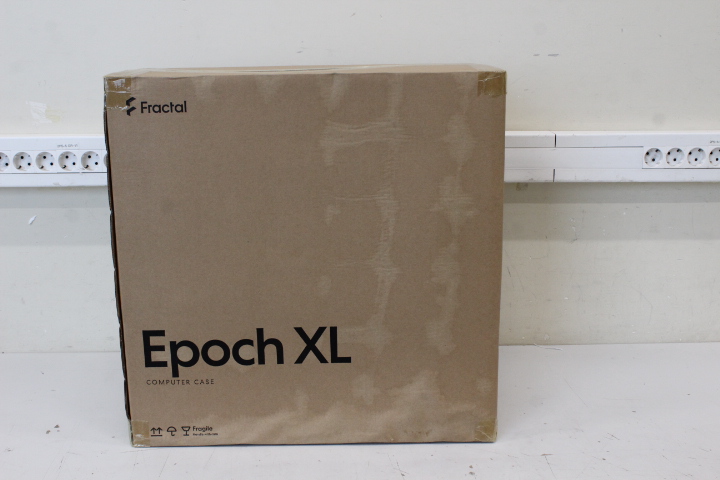 SALE OUT. Fractal Design Epoch XL Computer Case, White TG RGB Clear Tint - Fractal Design Case - Epoch XL - ATX - White TG RGB Clear Tint - DAMAGED PACKAGING