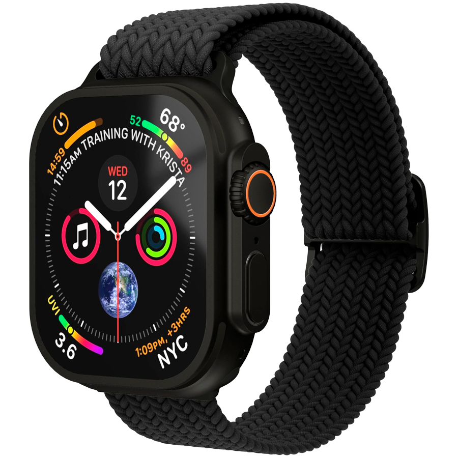 Woven Loop 44, 45, 46, 49mm One Size, All Black