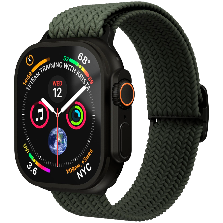 Woven Loop 40, 41, 42mm One Size, Olive Black