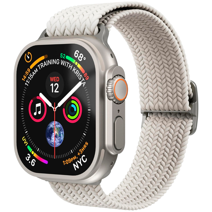 Woven Loop 44, 45, 46, 49mm One Size, Cream