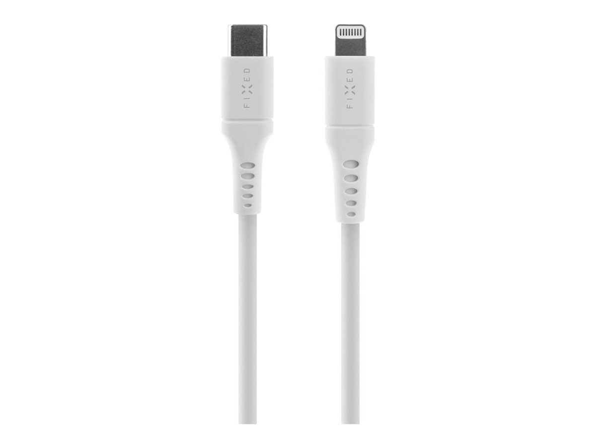 Fixed - Liquid Silicone Cable USB-C/Lightning, 2 m - FIXDLS-CL2-WH