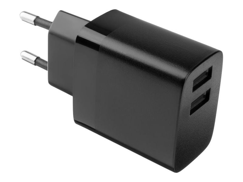 Fixed - Dual USB Travel Charger 17W - FIXC17N-2U-BK
