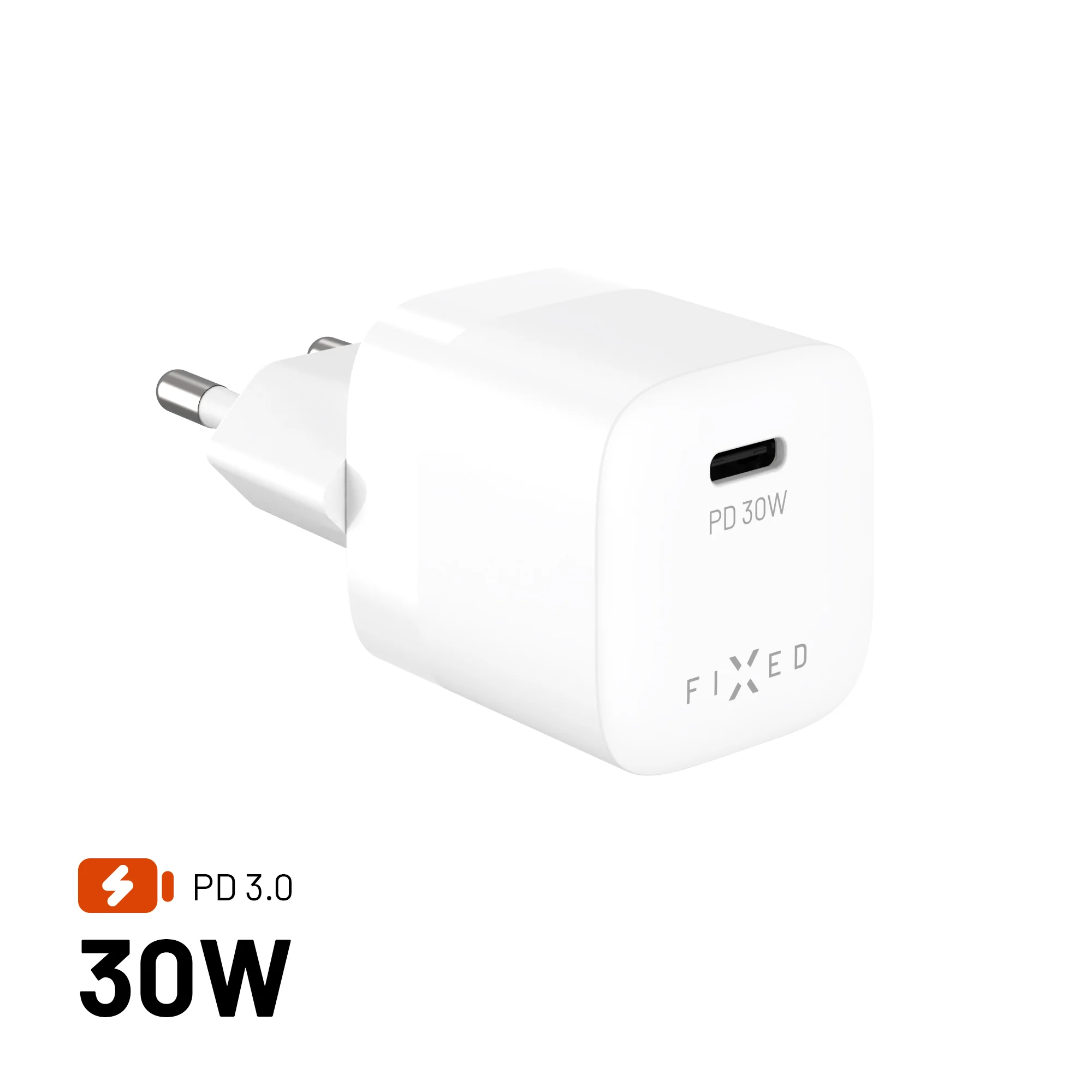 Fixed Mini USB-C GaN Charger 30W