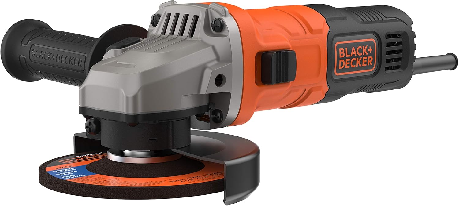 BLACK & DECKER Angle grinder - BEG010-QS - 710 W - 115 mm