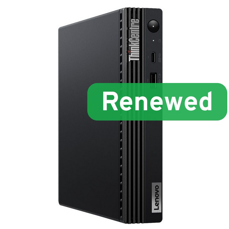 Lenovo Renewed Grade A - ThinkCentre M70q - Intel Core i5 - i5-10400T - 8 GB - SSD - 256 GB - Intel UHD Graphics 630 - Wi-Fi - Windows 11 Pro