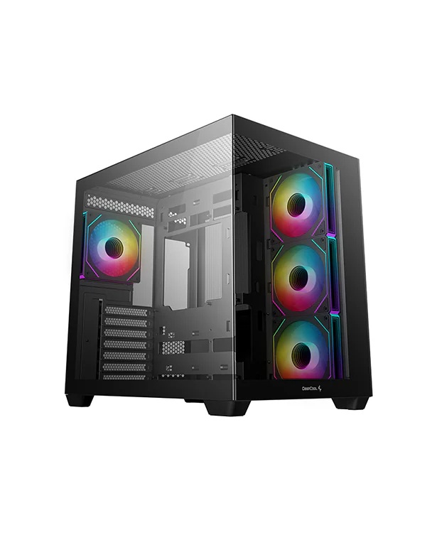 Deepcool CG530 4F - Mid Tower - ATX PS2 - Black