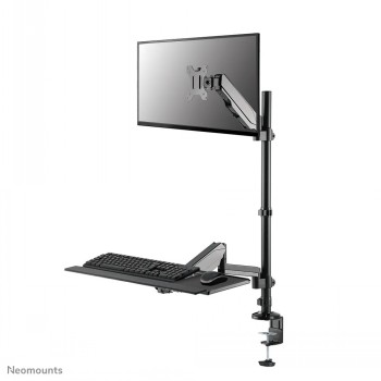 Neomounts Desk Mount - DS90-325BL1 Sit-stand workstation desk - Adjustable Height, Rotate, Tilt, Swivel - 17-32 " - Maximum weight (capacity) 9 kg - Black