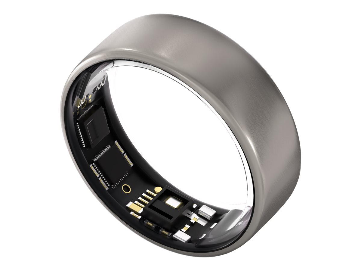 Ultrahuman - Ring Air - Raw Titanium - Size 9 - Smart Ring