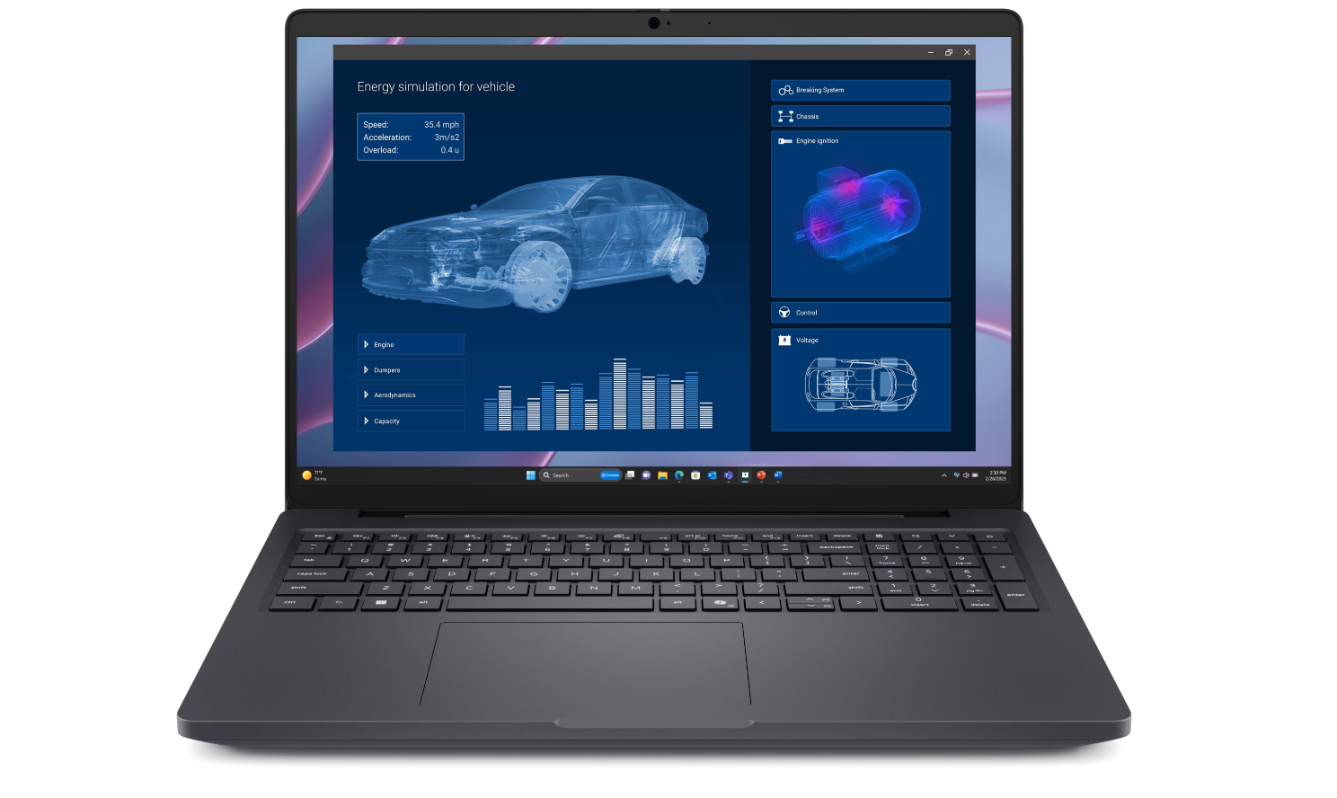 Dell Pro Max 16 MC16255 - 16 " - FHD+ - AMD Ryzen AI 9 HX PRO - 370 - 64 GB - LPDDR5x - Solid-state drive capacity 512 GB - NVIDIA RTX PRO 1000 Blackwell - GDDR7 - 8 GB - Windows 11 Pro - Bluetooth version 5.4 - Keyboard language English - Keyboard backli