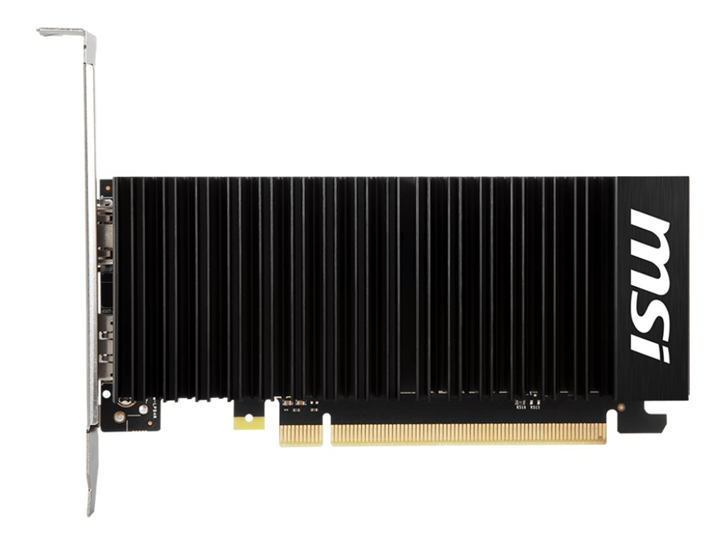 MSI GeForce GT 1030 4GHD4 LP OC - NVIDIA - 4 GB - GeForce GT 1030 - DDR4 - HDMI ports quantity 1 - PCI Express 3.0 x16 (uses x4)