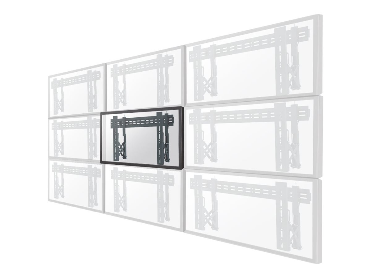 Neomounts Wall mount - LED-VW1000BLACK Videowall wall mount - 40-75 " - Maximum weight (capacity) 50 kg - Black