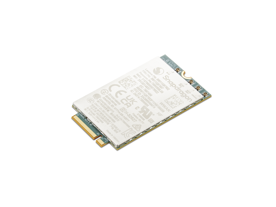 Lenovo ThinkPad Foxconn SDX61 5G Sub6 PCIE M.2 3052 WWAN module for T16 G5 - 52 x 30 x 2.3 mm