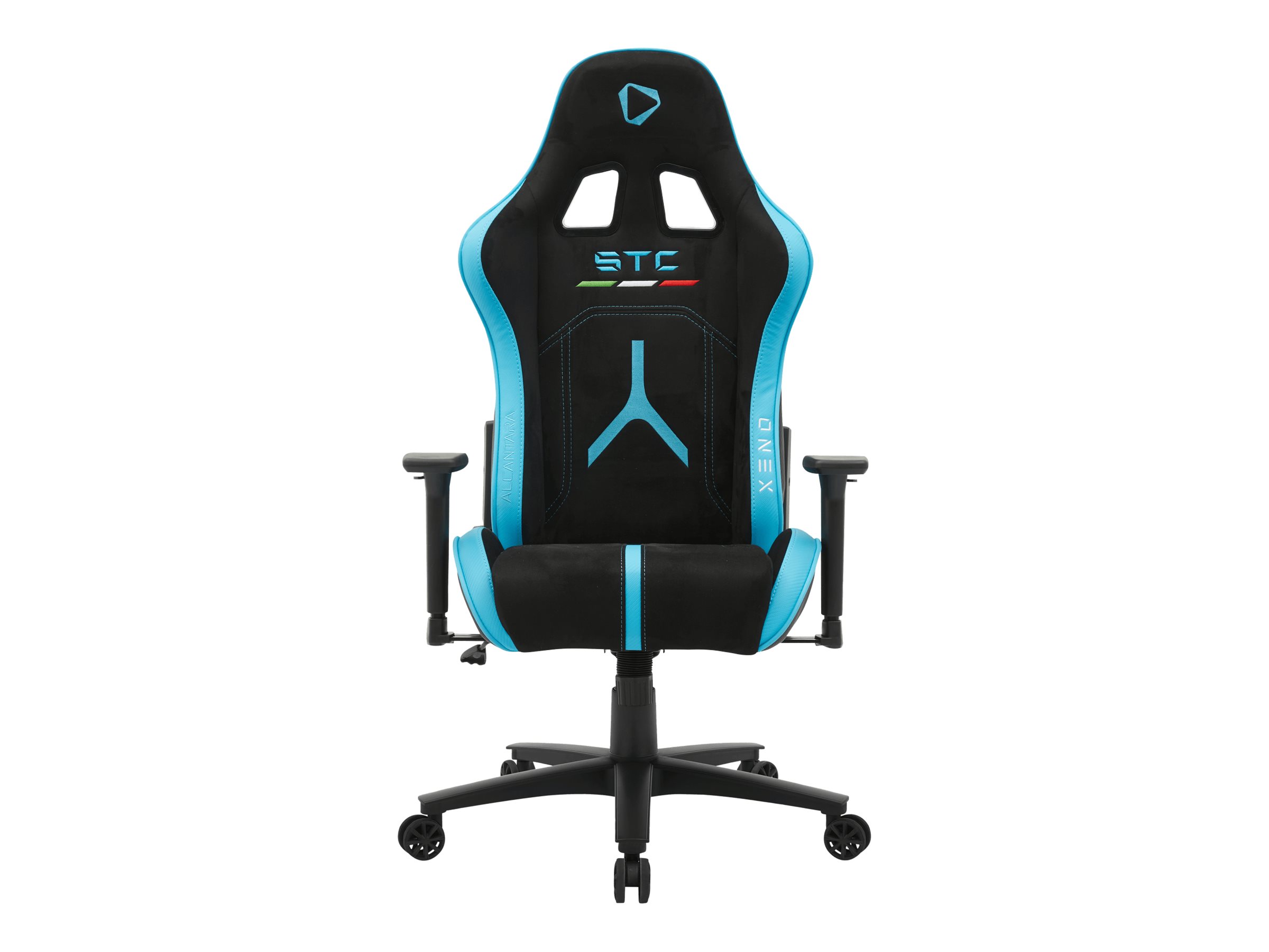 Onex STC Alcantara L Series - Gaming chairs - Air Suede; PVC; Nylon caster; Metal - Black/Blue