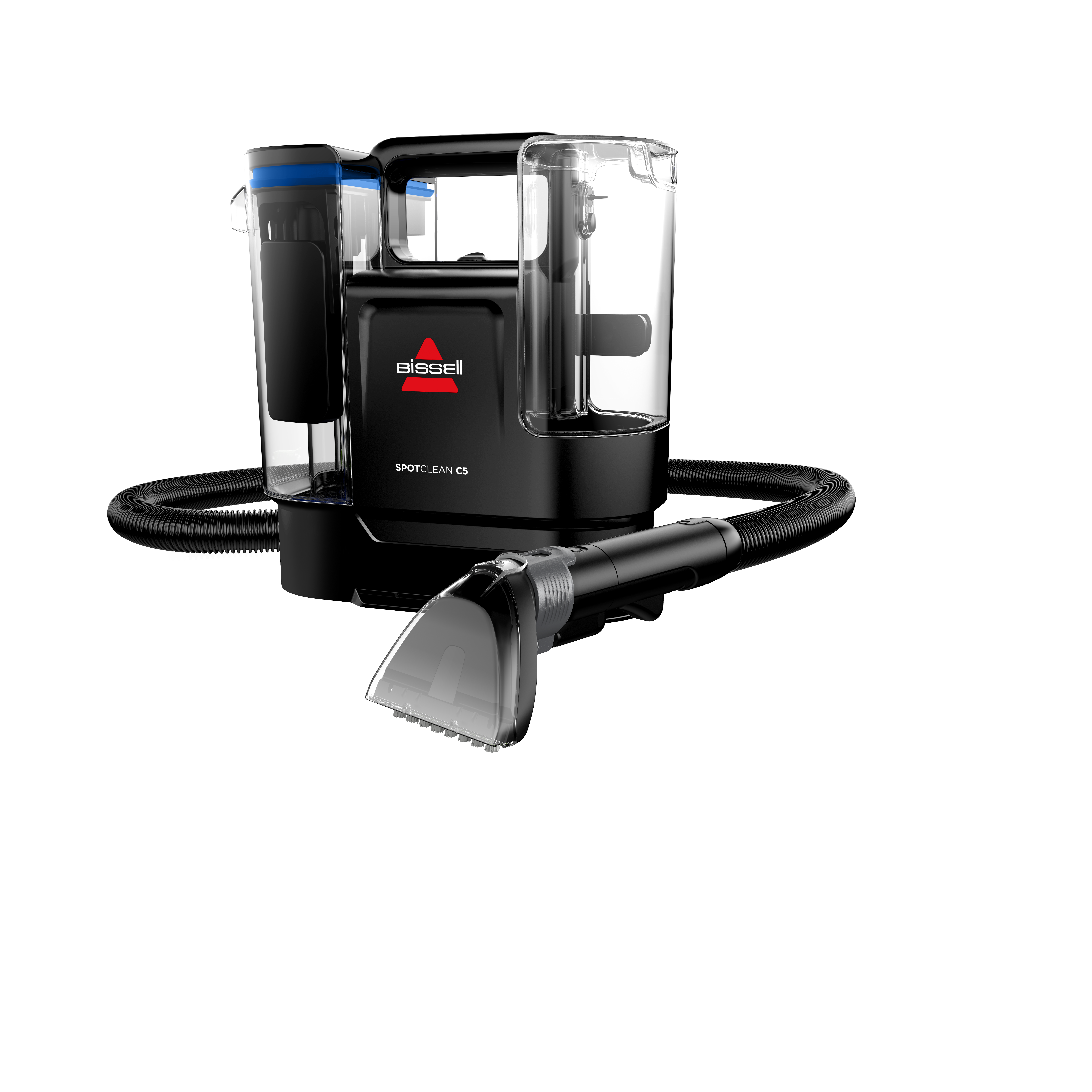 Bissell - SpotClean C5 Select Portable Carpet and Upholstery Cleaner - 3928N - Corded operating - Washing function - 400 W - Black/Blue - 24 month(s)