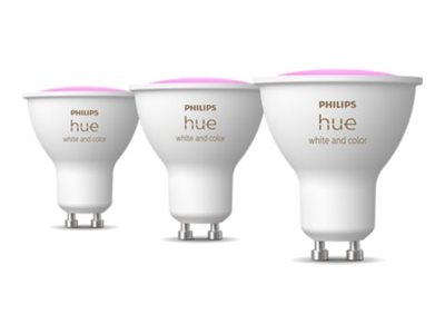 Philips Hue Smart Spotlight, 3pcs pack - GU10 - 4.2 W - White and colour light