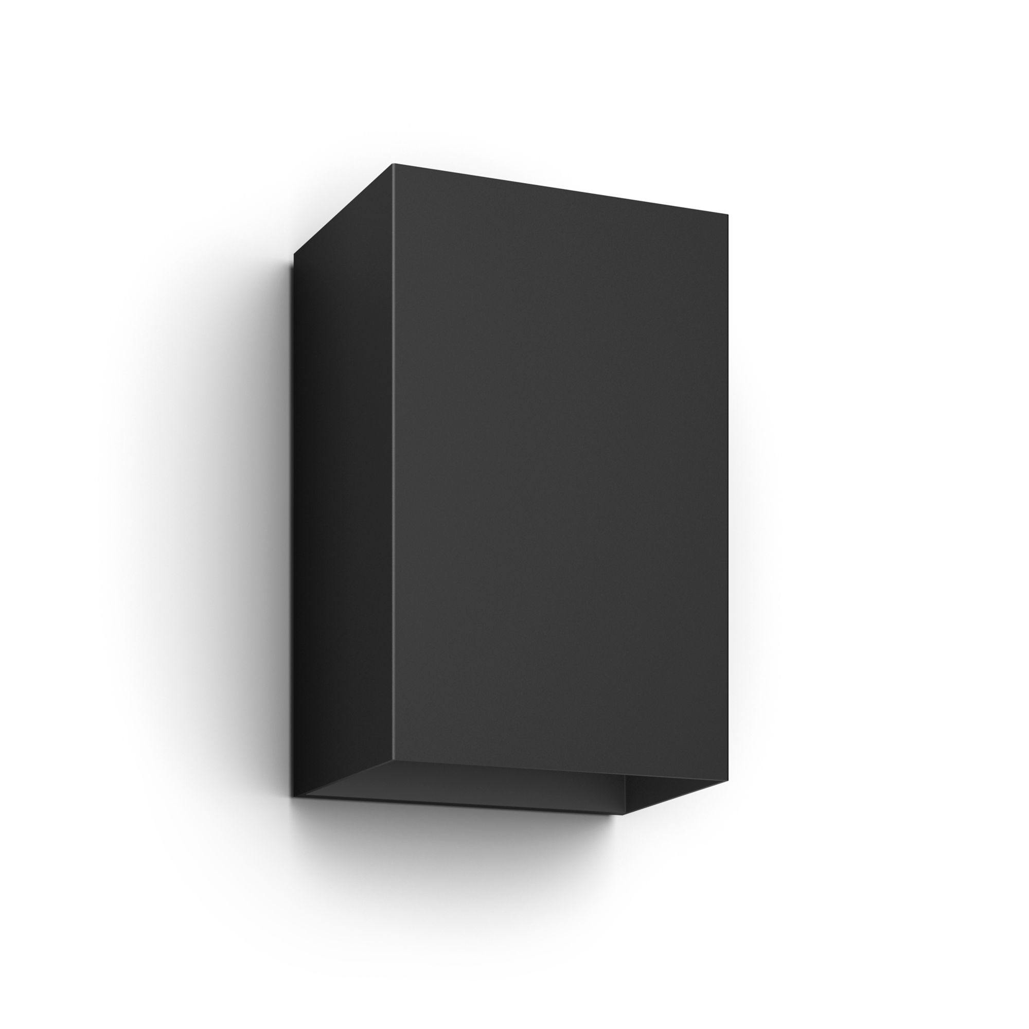 Philips Hue WCA Resonate Outdoor Wall Lantern, Black - 8 W - 2000-6500 Hue White Colour Ambiance