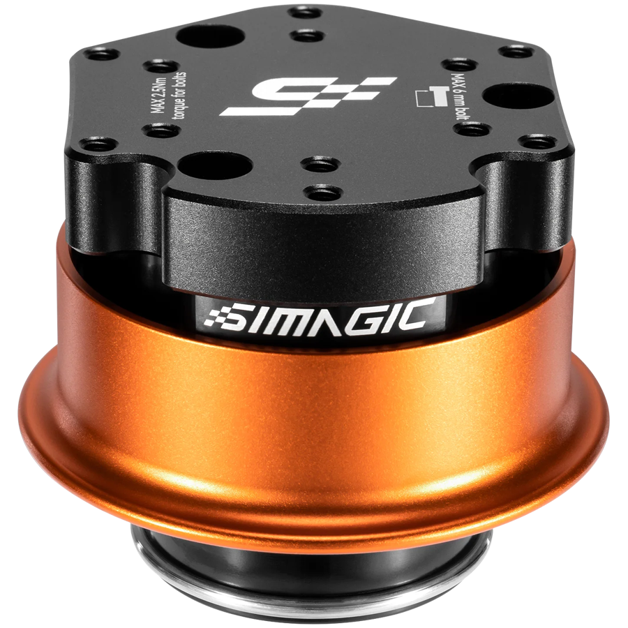 SIMAGIC Quick Release Wheel Adapter, CNC‑machined aluminium