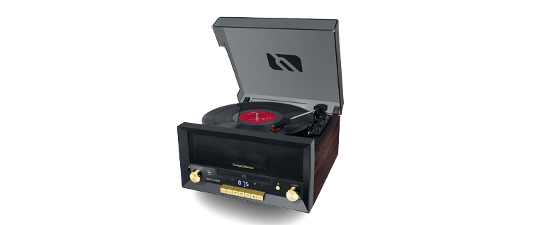 Muse - Turntable Micro System With Vinyl Deck - MT-112 W - Micro system CD with turntable - USB port