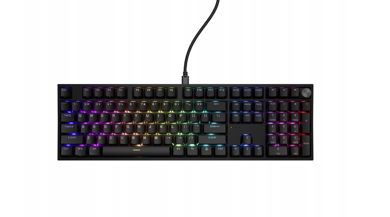 Genesis - THOR 404 - Wired - US - Black - USB Type-A - Gateron Yellow Pro