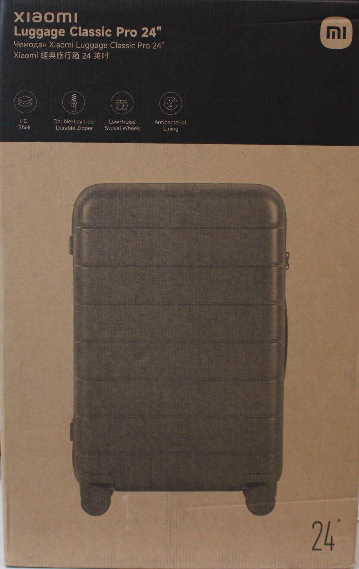 SALE OUT. - Xiaomi - Luggage Classic Pro 24" - Grey - 24 month(s) - DAMAGED PACKAGING AND ITEM BODY (TOP)