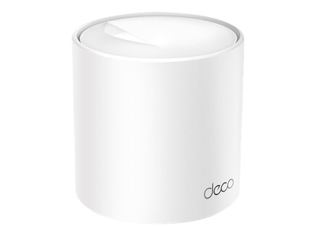 TP-LINK - AX1500 Whole Home Mesh Wi-Fi 6 System - Deco X10 (1-pack) - 802.11ax - 1201 Mbit/s - Ethernet LAN (RJ-45) ports 1 - Mesh Support Yes - MU-MiMO Yes - No mobile broadband - Antenna type Internal