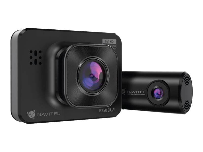 Navitel - R250 DUAL - Full HD - Dash Cam With an Additional Rearview Camera
