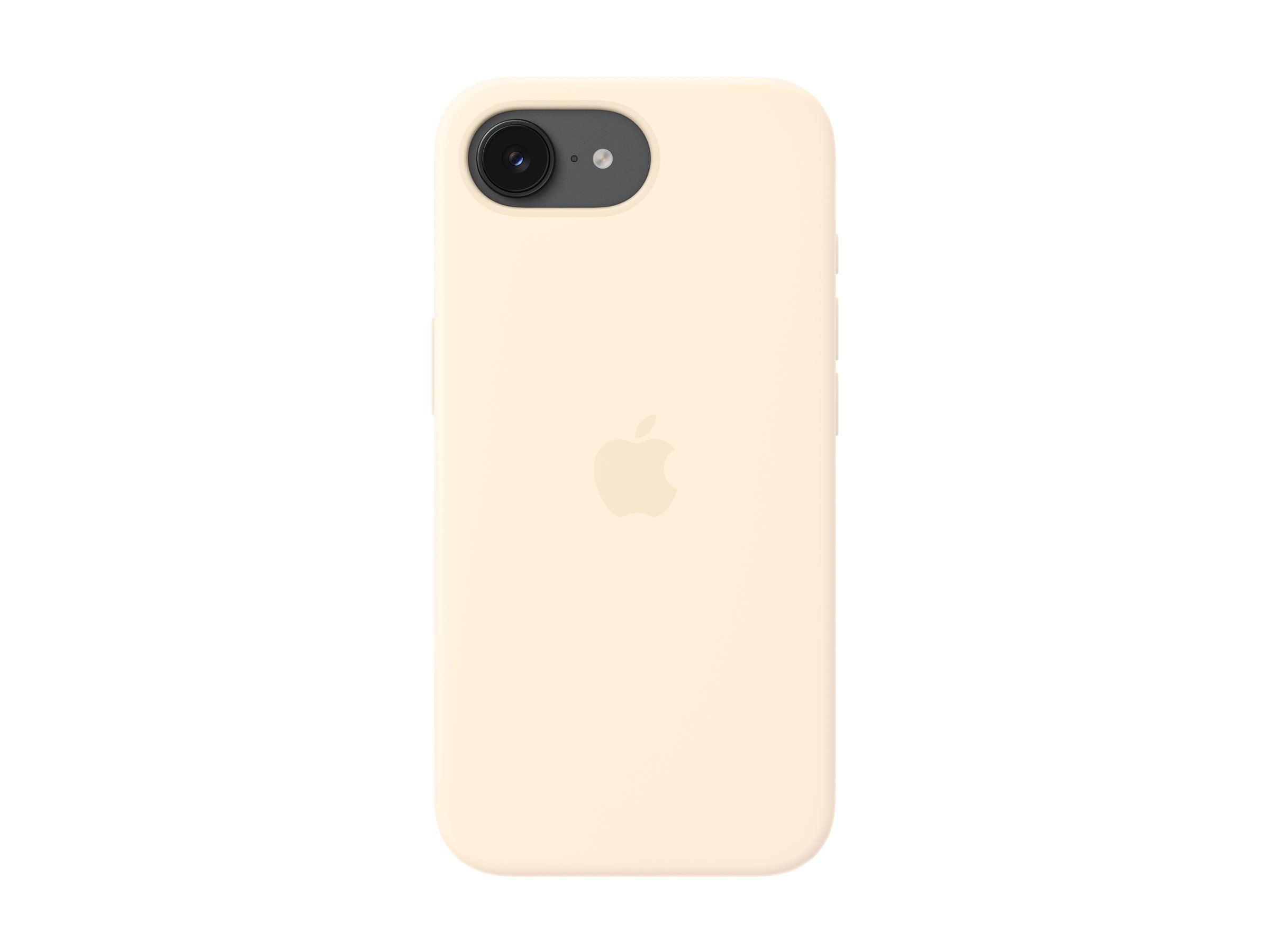 Apple iPhone 17e Silicone Case with MagSafe – Vanilla - Apple