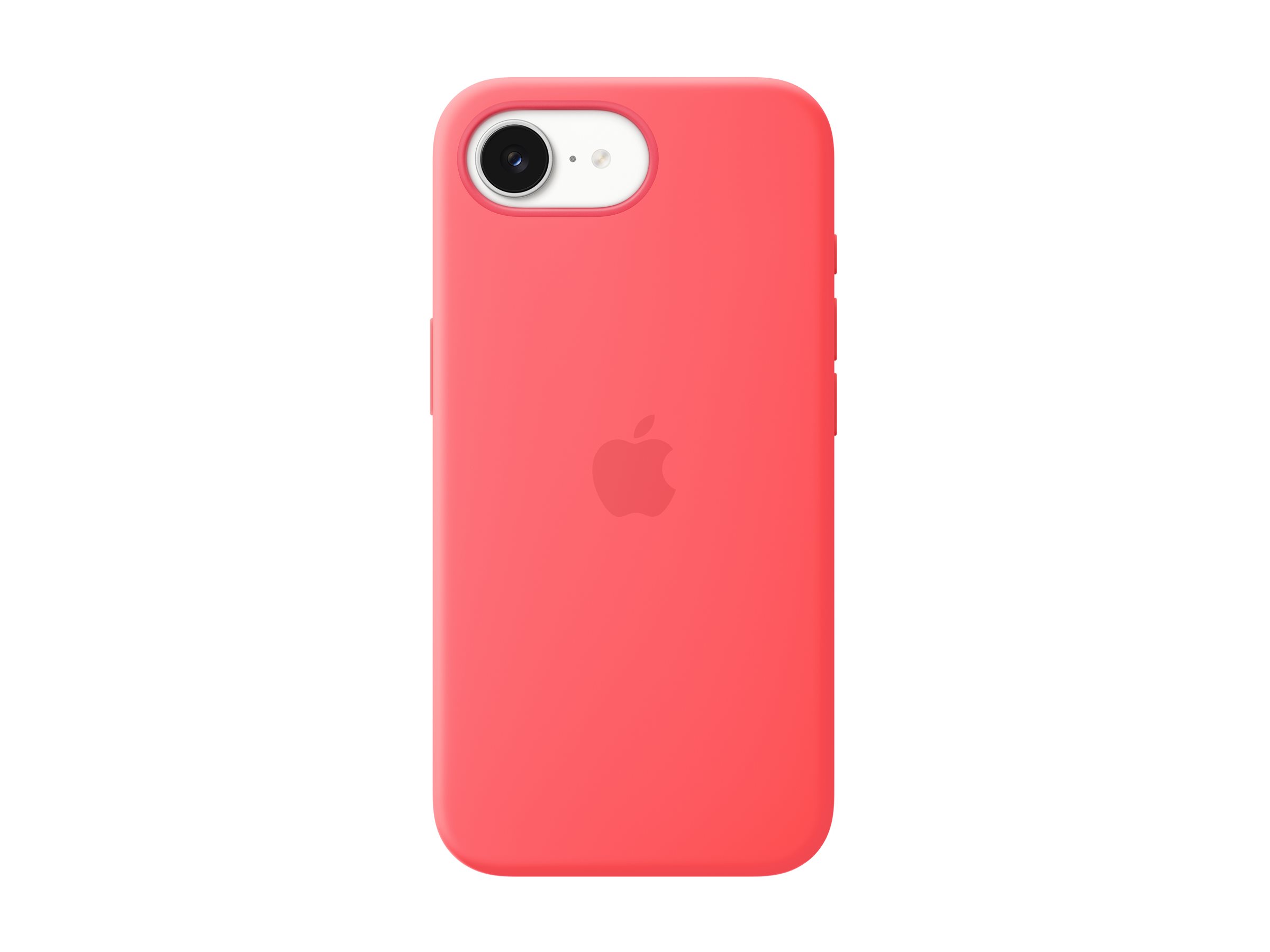 Apple iPhone 17e Silicone Case with MagSafe – Bright Guava - Apple