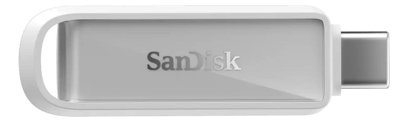 SANDISK iXpand Phone Drive with USB-C, Arctic White, 64GB
