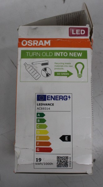 SALE OUT. Osram - Parathom Classic LED - E27 - 19 W - Warm White - DAMAGED PACKAGING