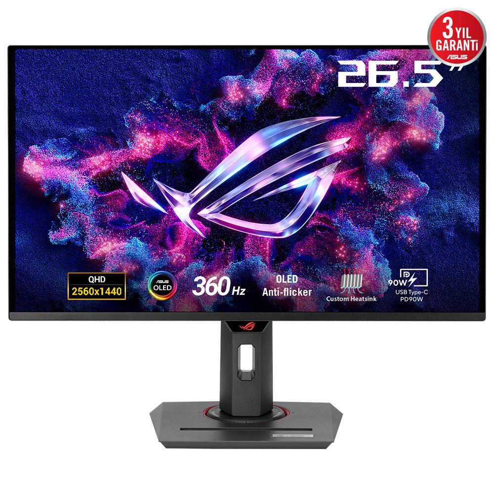 LCD Monitor|ASUS|ROG Strix OLED XG27ACDNG|26.5"|Gaming|Panel QD-OLED|2560x1440|16:9|360 Hz|0.03 ms|Swivel|Pivot|Height adjustable|90LM0AN0-B01970