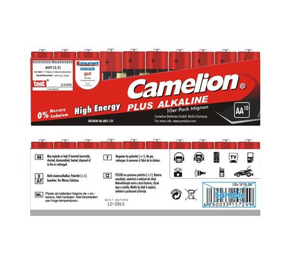 Camelion - LR6-SP10 - AA/LR6 - 2700 mAh - Plus Alkaline - 240 pc(s)
