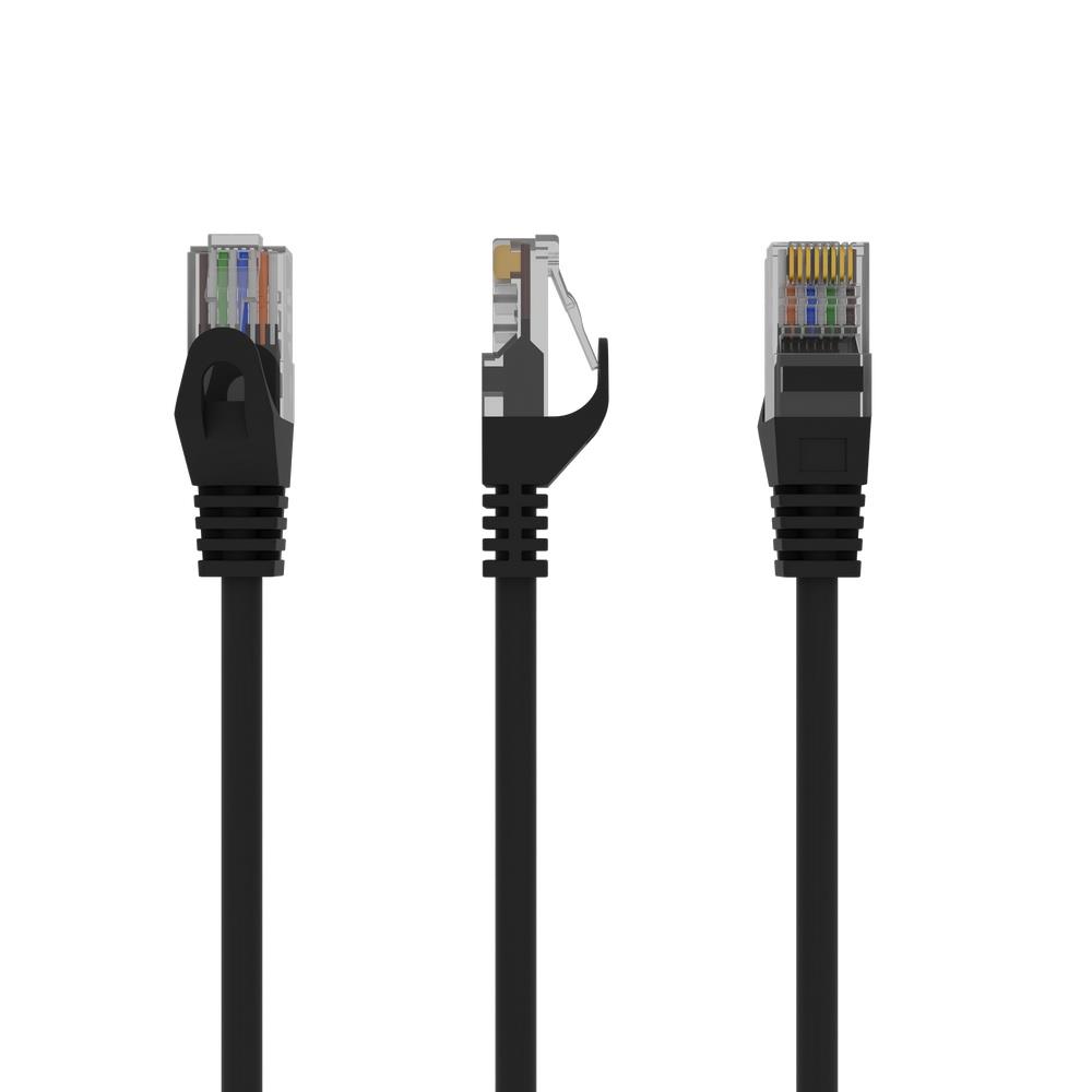 PATCH CABLE CAT6 UTP 2M/BLACK PP6U-2M/BK GEMBIRD