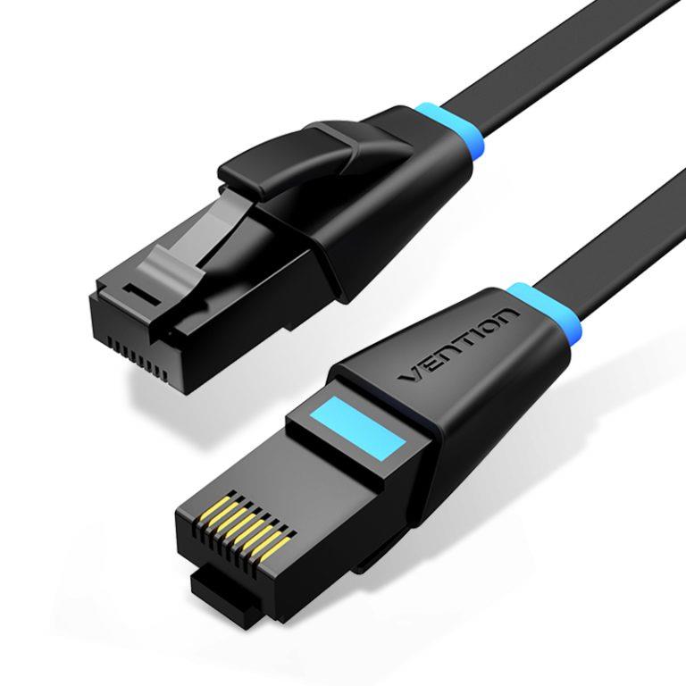 PATCH CABLE CAT.6 UTP/3M BLACK IBJBI VENTION