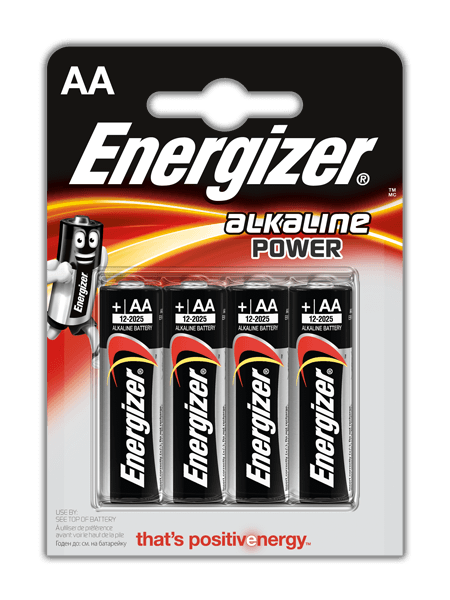 Energizer - AA/LR6 - Alkaline Power - 4 pc(s)