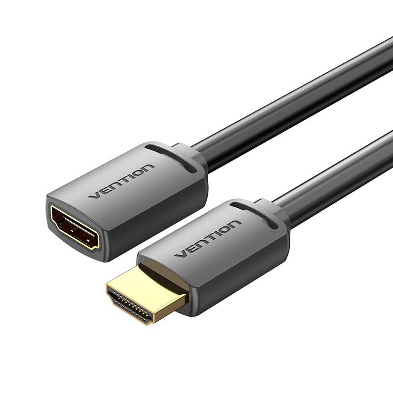 CABLE HDMI MALE/FEMALE 4K/2M BLACK AHCBH VENTION