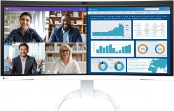 EIZO EV3450X 34.1" IPS 16:9 2440X1440 CURVED USB-C/94W RJ45 CAM (WHITE)