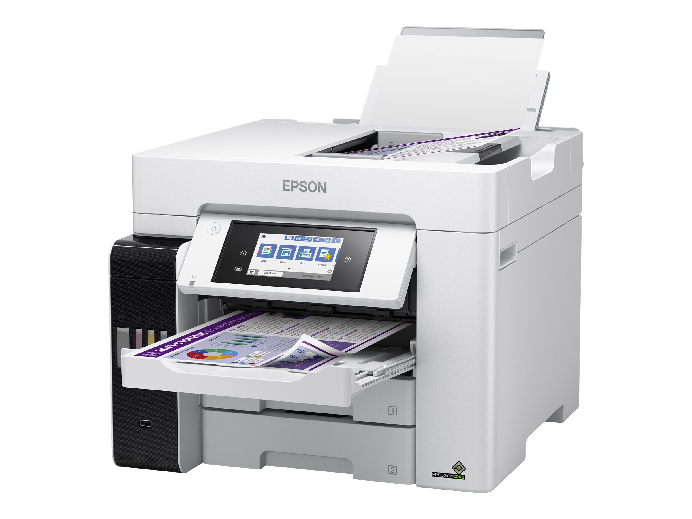 Epson - Multifunctional Printer - EcoTank L6580 - Inkjet - Colour - Inkjet Multifunctional Printer - A4 - Wi-Fi - Light Grey