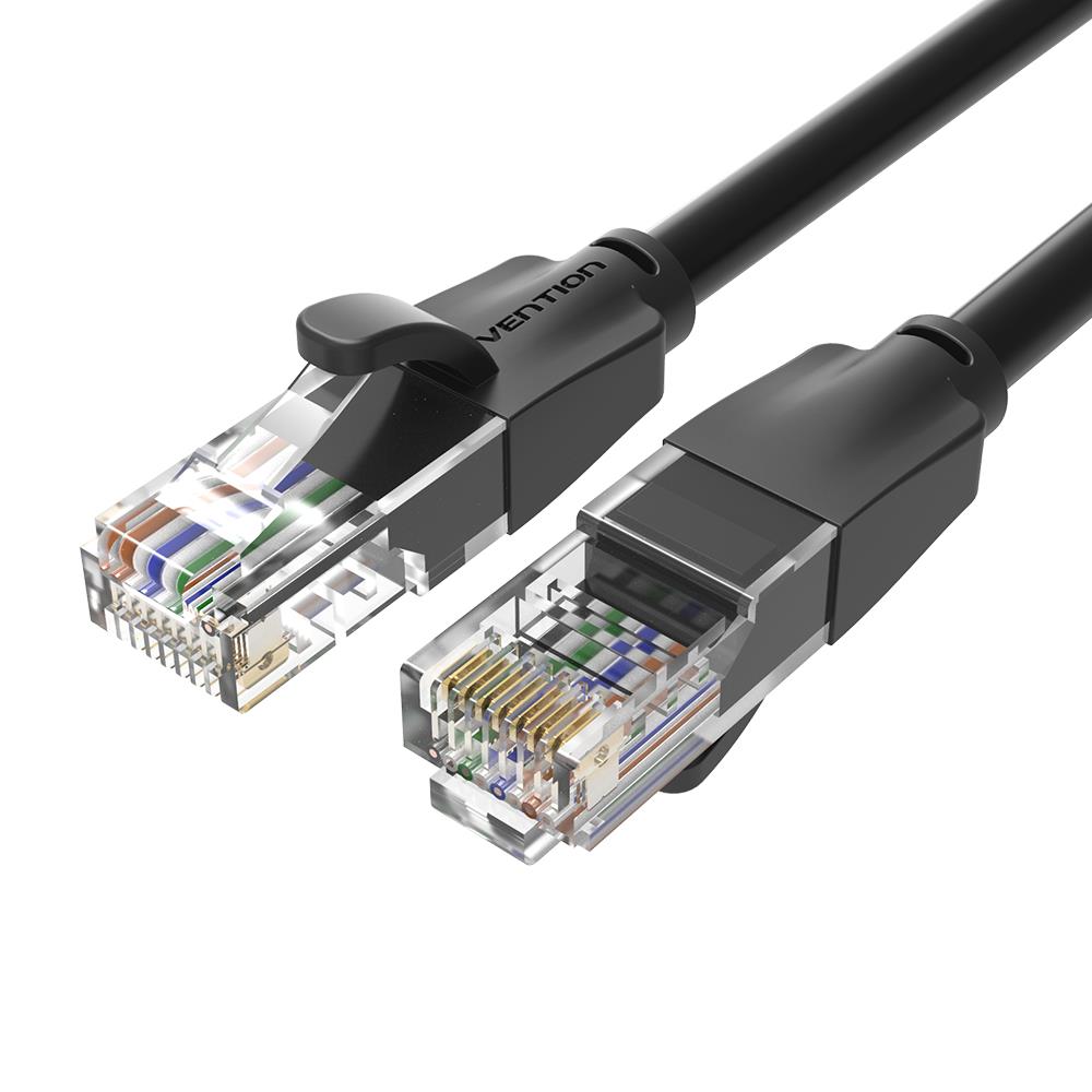 PATCH CABLE CAT.6 UTP/30M BLACK IBEBT VENTION