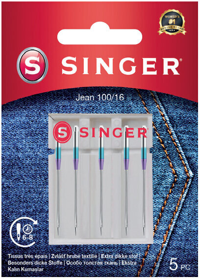 Singer - Denim Needle 100/16 5PK