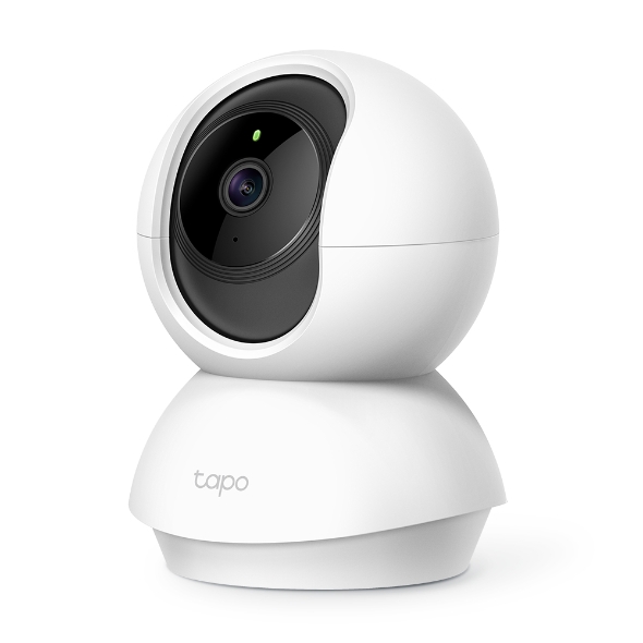 TP-LINK - Pan/Tilt Home Security Wi-Fi Camera - Tapo C210 - 3 MP - 4mm/F/2.4 - Privacy Mode, Sound and Light Alarm, Motion Detection and Notifications, Night Vision - H.264 - Micro SD, Max. 256 GB