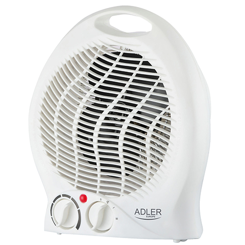 Adler - Heater - AD 7728 - Fan Heater - 2000 W - Number of power levels 2 - White