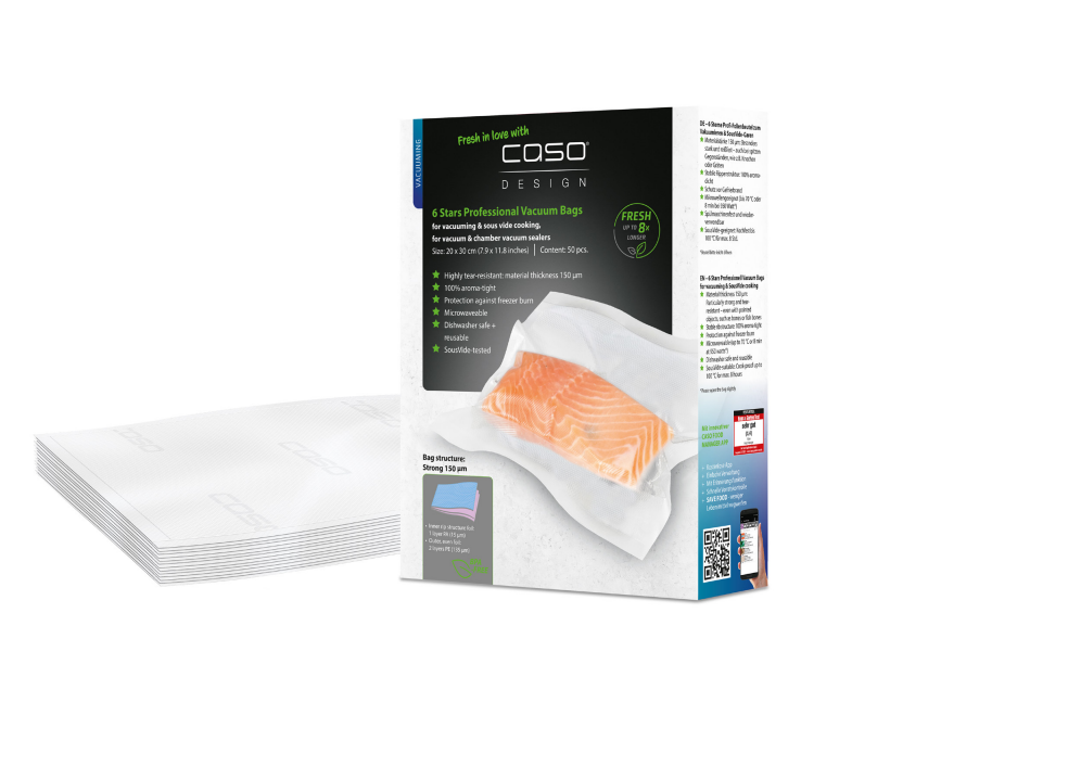 Caso - 6 Stars Professional Vacuum Bags - 1245