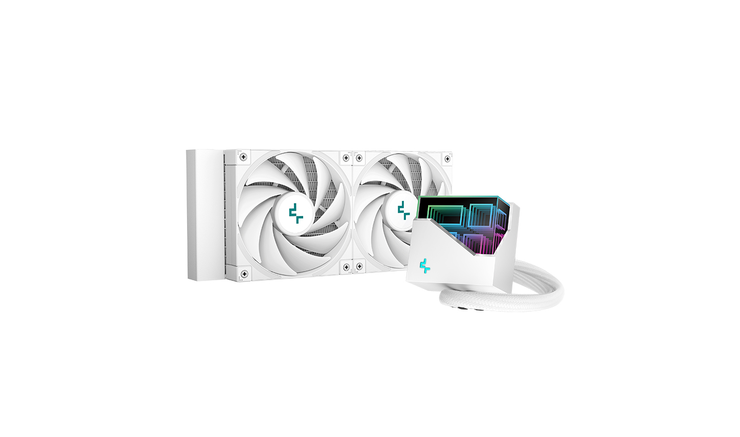 Deepcool - LT520 - White - Intel, AMD - Premium CPU Liquid Cooler