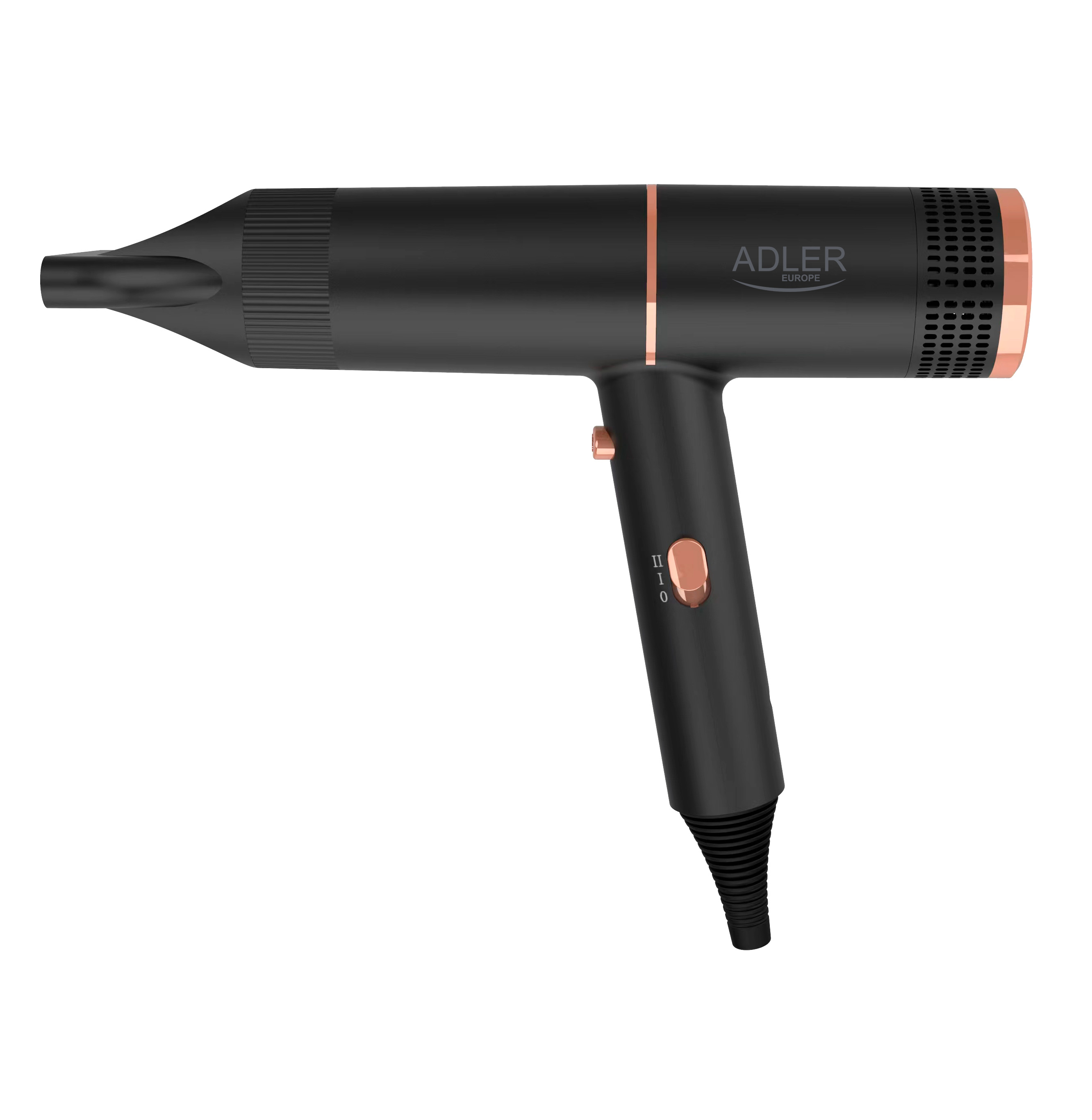 Adler Hair Dryer - AD 2278 - 1400 W - Number of temperature settings 2 - Ionic function - Black