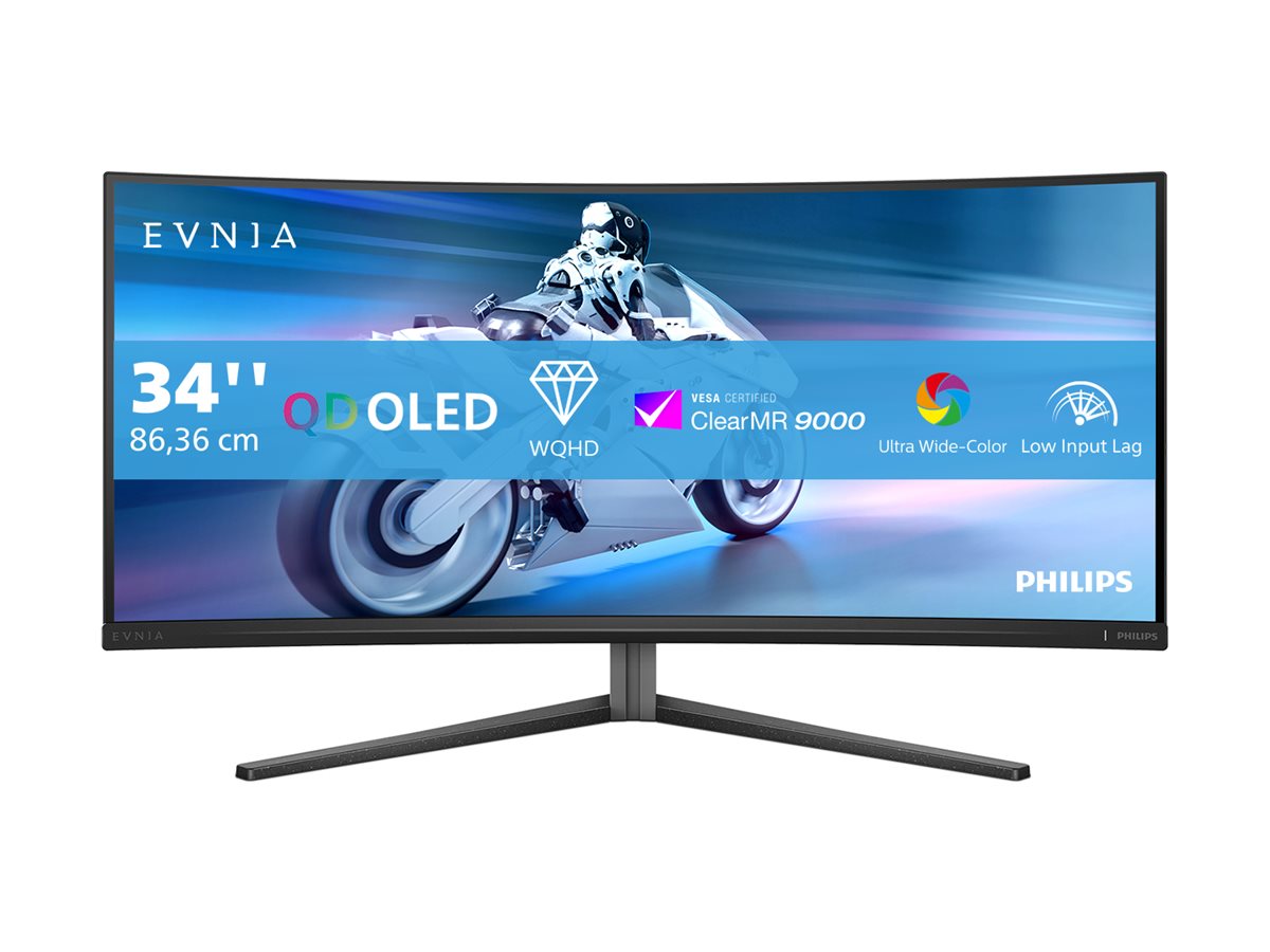 Philips - 34M2C6500/00 Evnia 6000 - 34 " - LED - WQHD - 21:9 - 175 Hz - 0.03 ms - 3440 x 1440 pixels - HDMI ports quantity 2